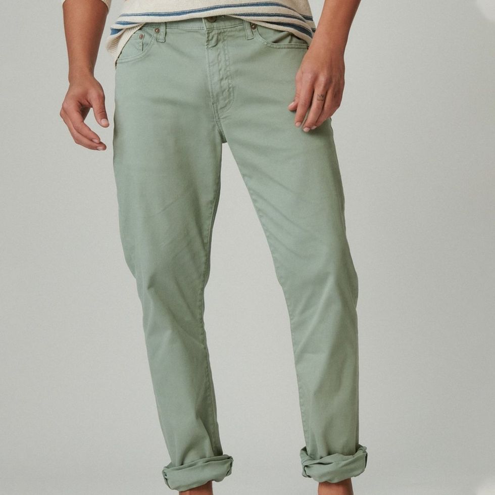 Athleta green stretch jean style cropped capri pants size 10