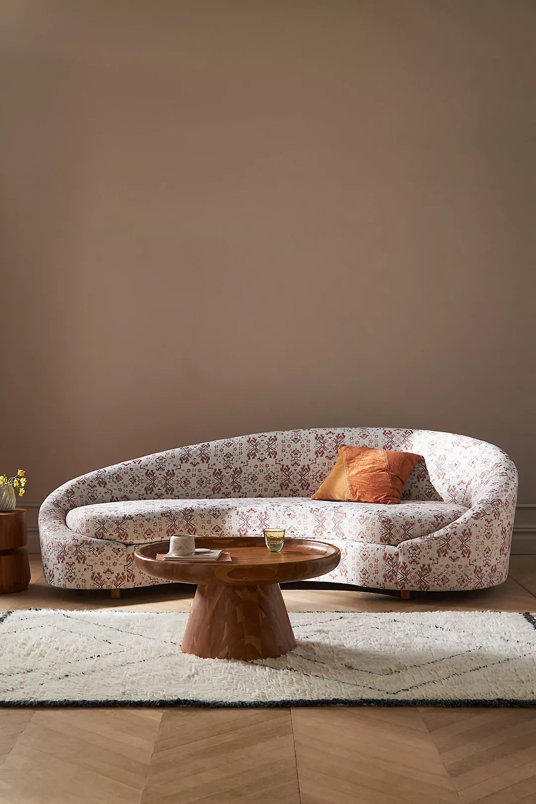 Curved sofa store cb2