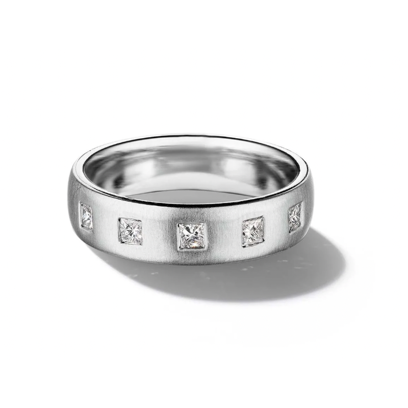 Men's Princess Cut 5-Diamond Band Men's Princess Cut 5-Diamond Band