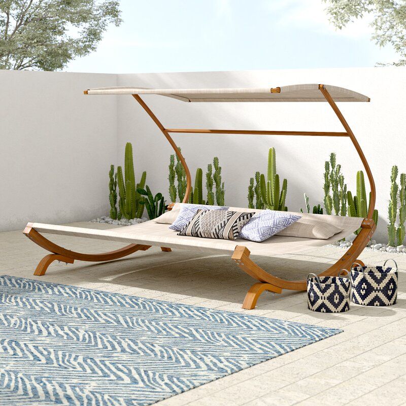 Outdoor chaise lounge online for two