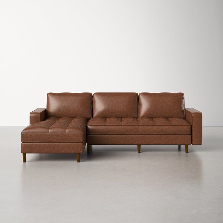 Studio 2-Piece Leather Sectional
