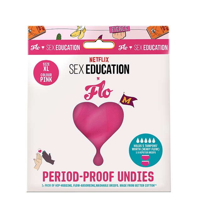 Flo x Sex Education Period Pants