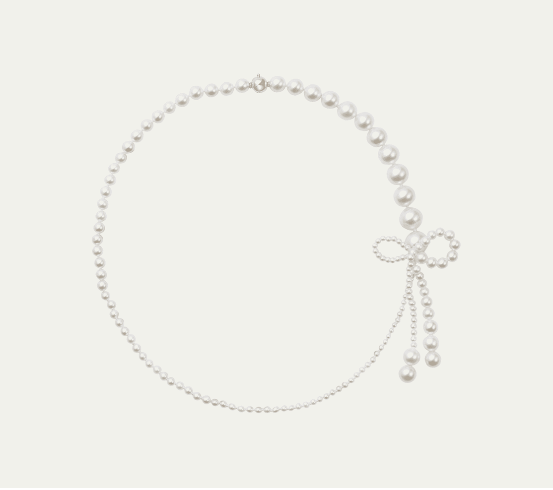 Maidu Jewelry Broken Silver Choker Pearl Necklace for Women Latest Fashion  Temperament Clavicle Chain | Lazada