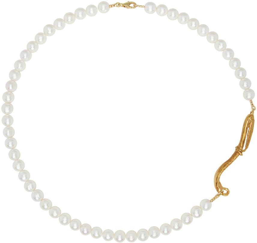 White Pearl 'The Nostalgia Of The Day' Necklace