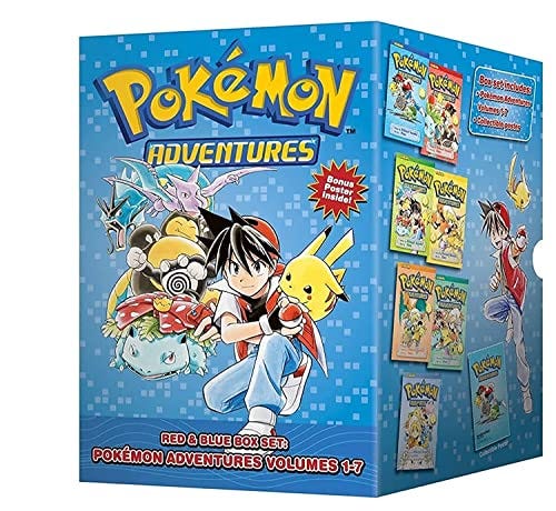 Juego de caja de manga Pokémon Adventures: vol.  1-7