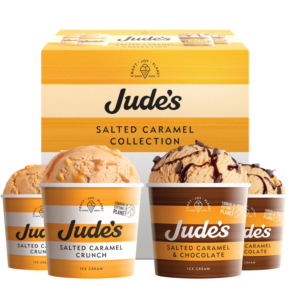 Jude's Salted Caramel Ice Cream Collection 4 x 85ml