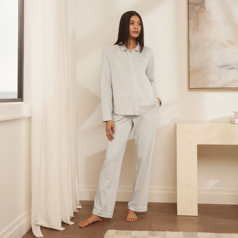 Soft Knit Long Sleeve Pajama Set