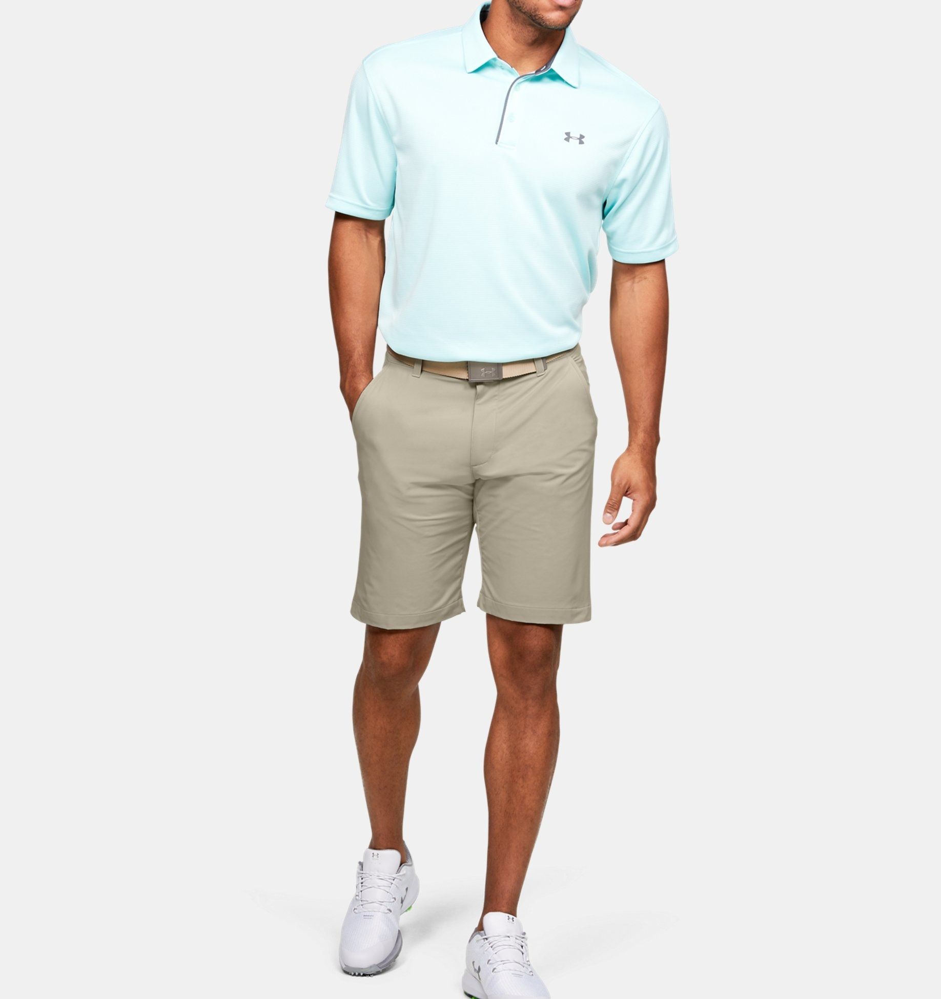 Under armour khaki golf sales shorts