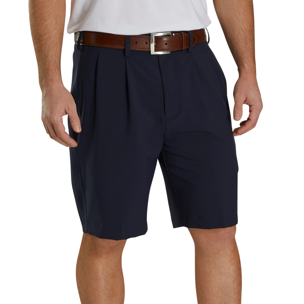 Pleated Shorts 9.5" Inseam
