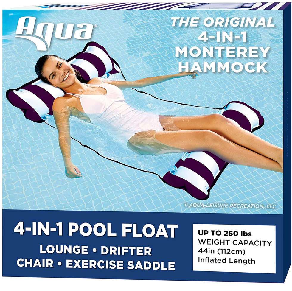 Aqua Leisure 4-in-1 Monterey Hammock Pool Float 