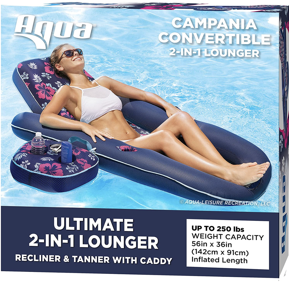 Aqua Leisure Campania Convertible 2-in-1 Lounger 