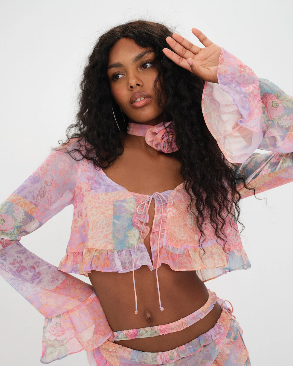 Mavis Crop-Bluse Mavis Crop-Bluse