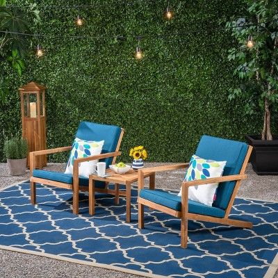 3 piece patio 2025 set for small space