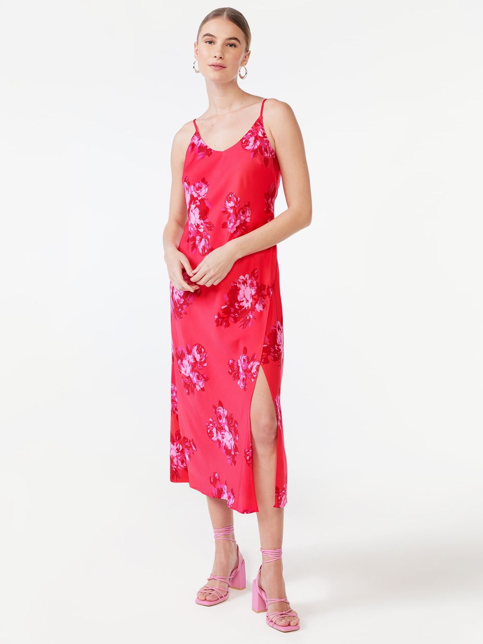 Zara's Viral Pink Satin Dress Dupe Is at Target for Half the Price