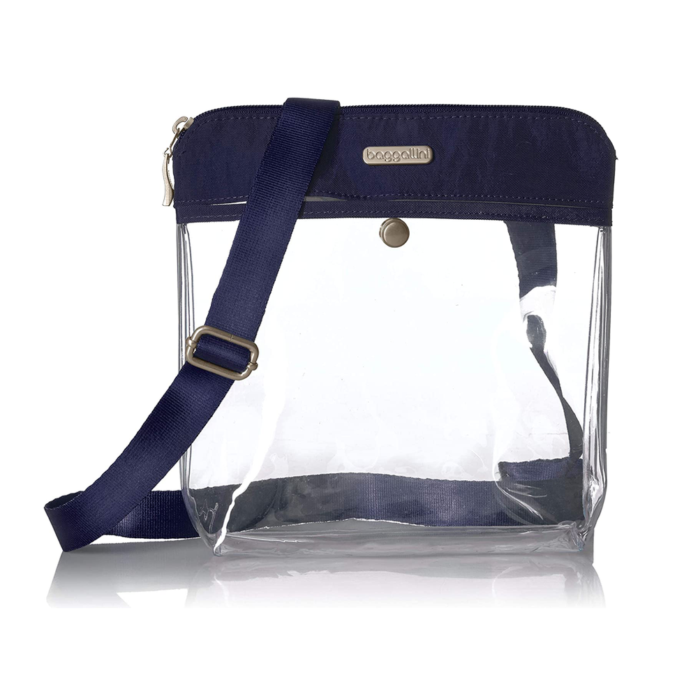 FAIME Clear Bags for Women, Cute Clear Tote Bag Stadium Approved, Clear  Handbag with Zippers & Adjustable Strap