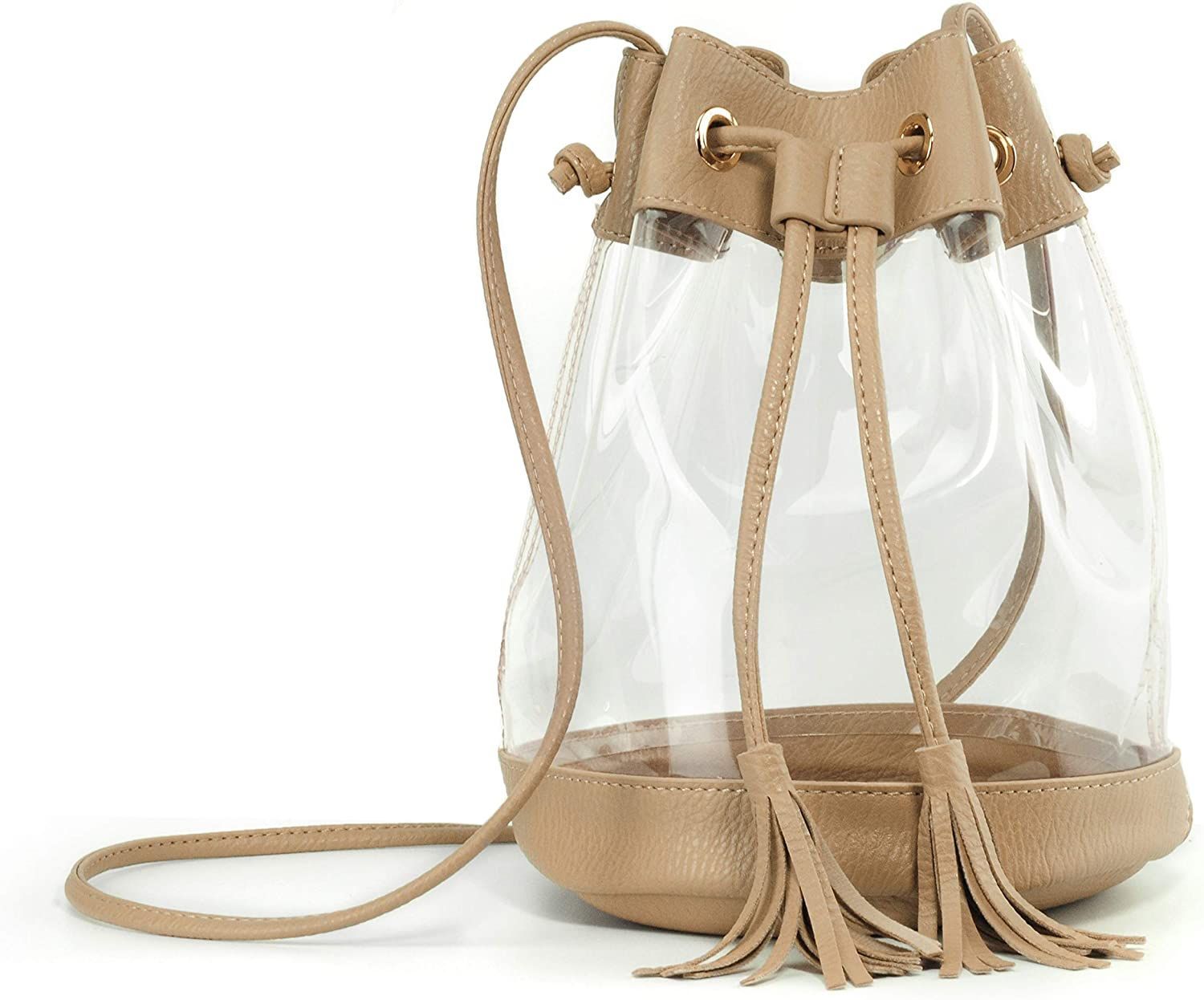 A clear outlet purse