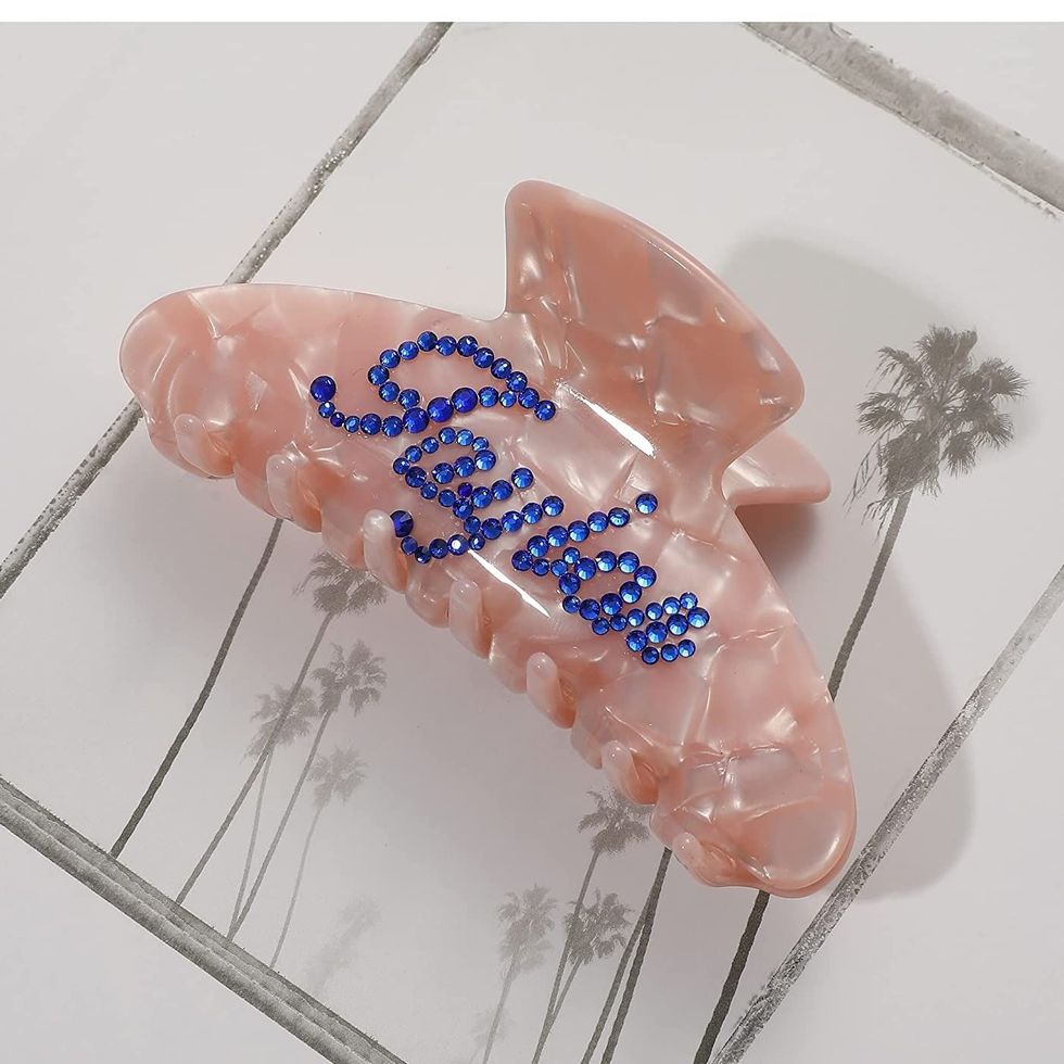 Personalized Rhinestone Name Hair Claw Clips