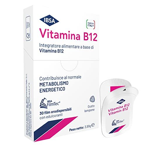Vitamina B12 in film orodispersibili al gusto Lampone