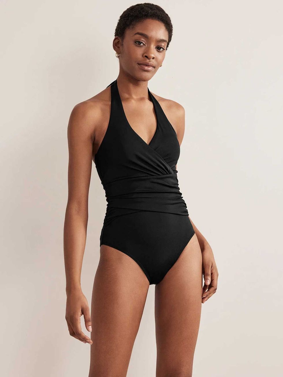 Levanzo Ruched Halter Swimsuit