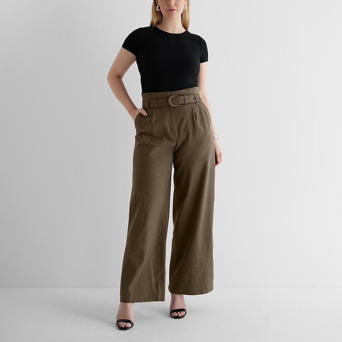100% Linen Top Trousers set | Linen top women, Linen top, Linen women