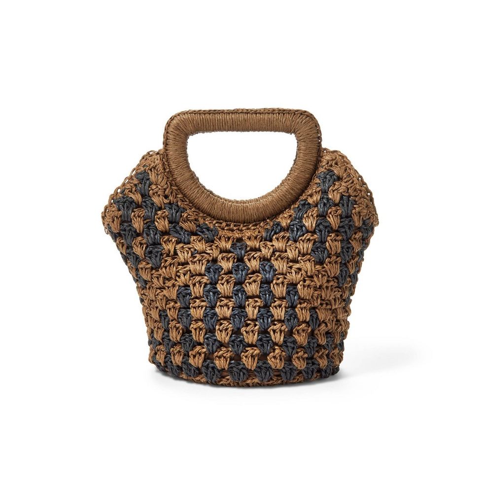 Small Crochet Tote Bag 
