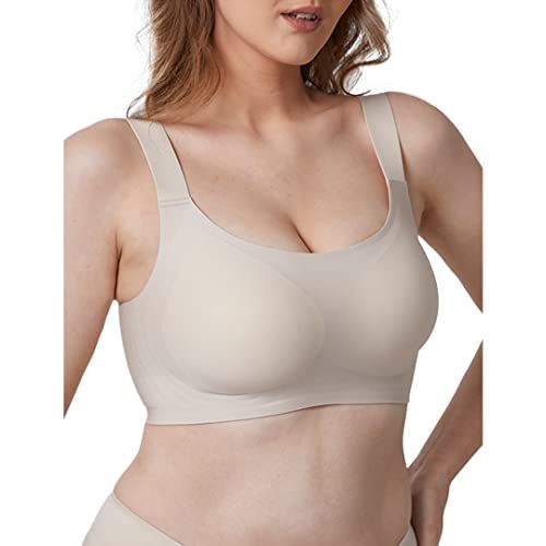Women's Minimiser Bra Comfortable Middle and Old Age Plus Size No