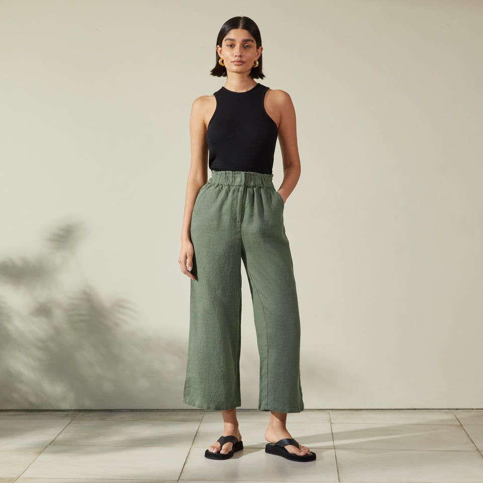 Women's Linen Trousers | ZARA Australia