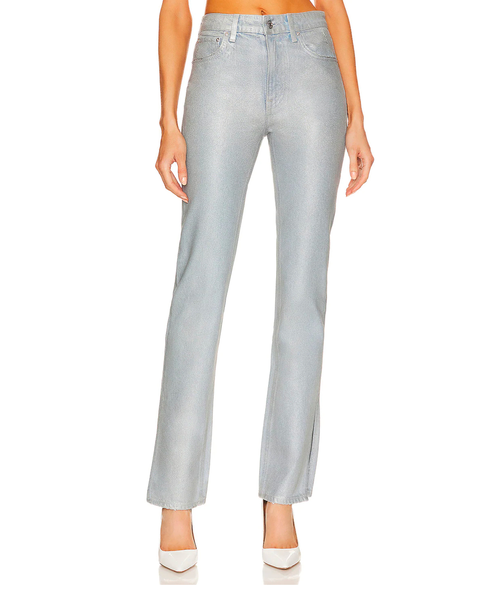 Harlow Coated High-Rise Jeans