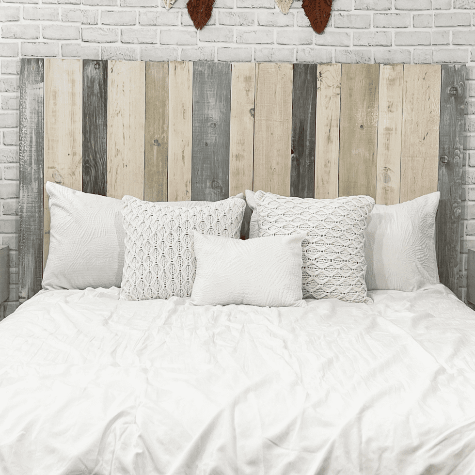 Farmhouse Mix Solid Wood Headboard