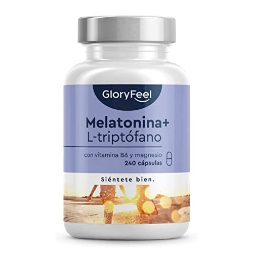 Melatonina + L-triptófano - Con magnesio y vitamina B6