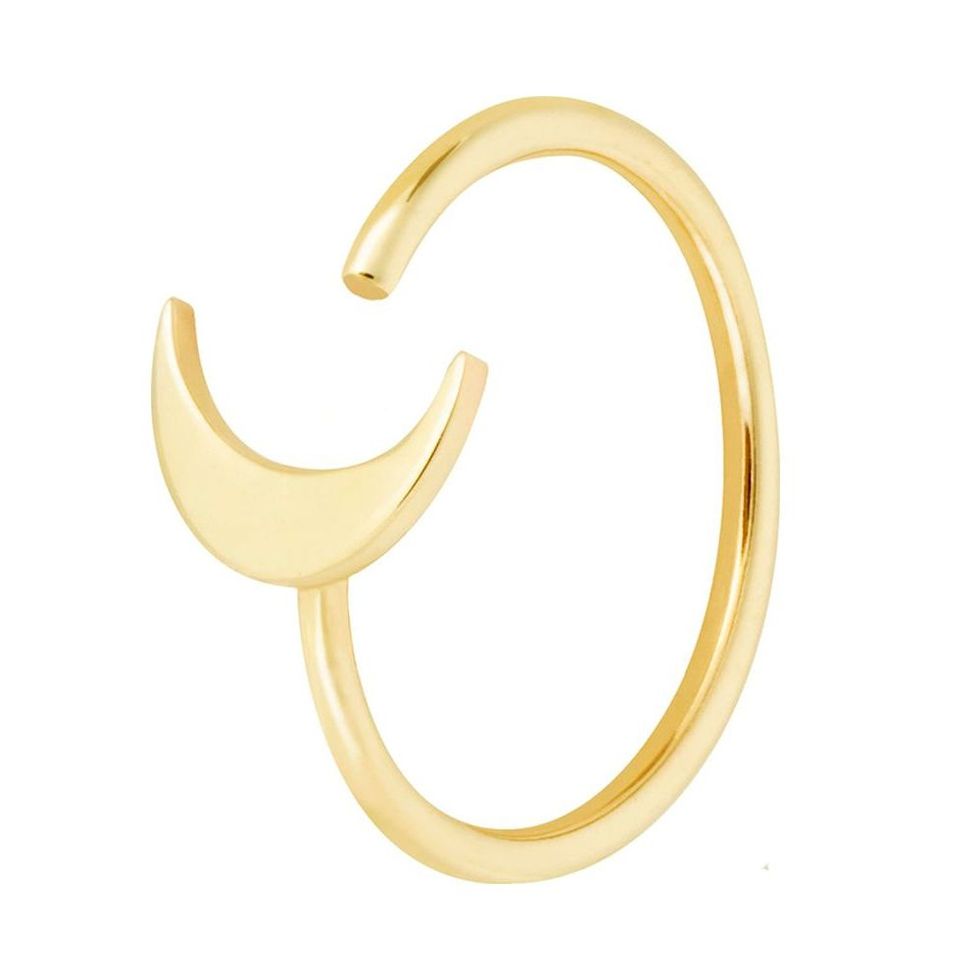 Gold Moon Ring