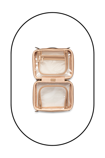 Medium Clear Cosmetics Case