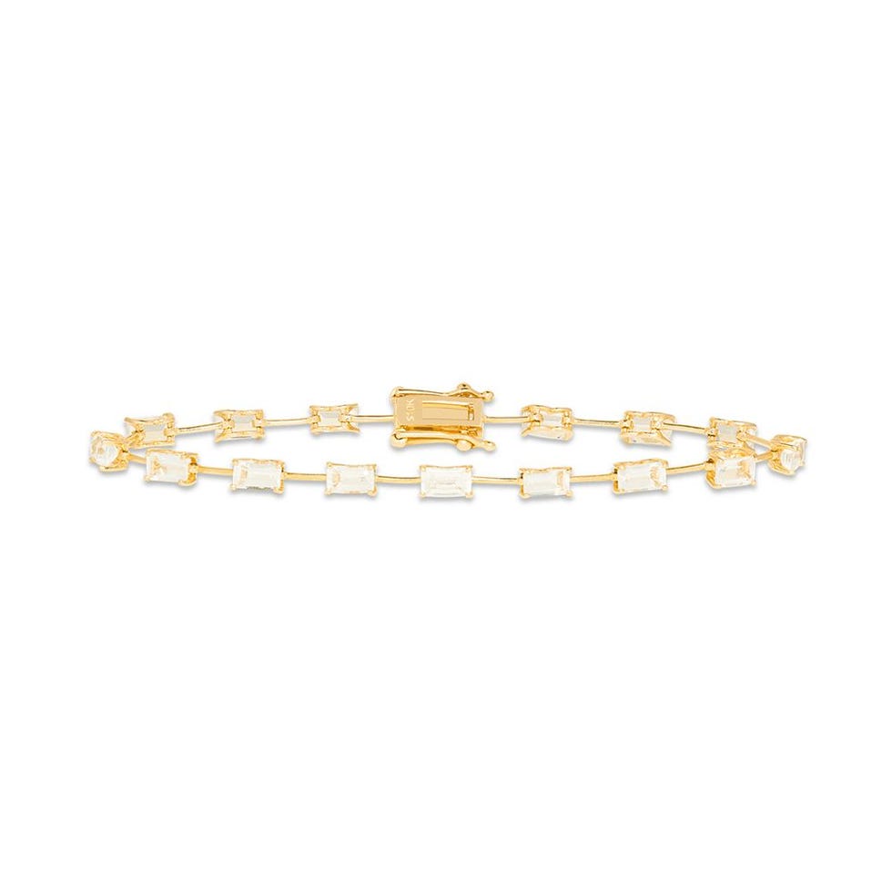 Candyland White Topaz Tennis Bracelet