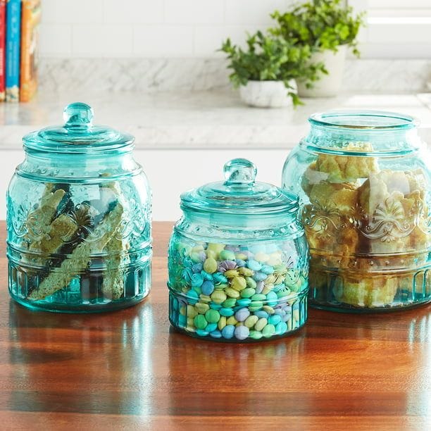Cassie Glass Canister Set Cassie Glass Canister Set
