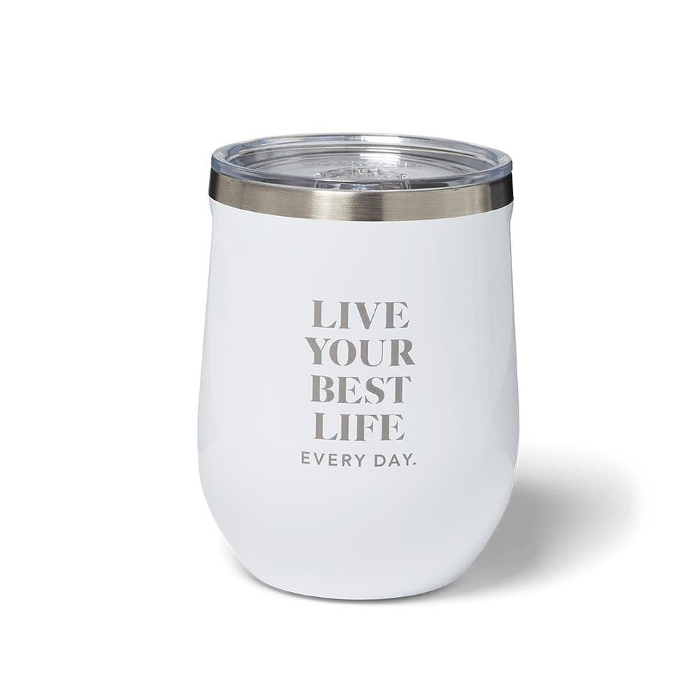 Live Your Best Life Classic Stemless Wine Tumbler