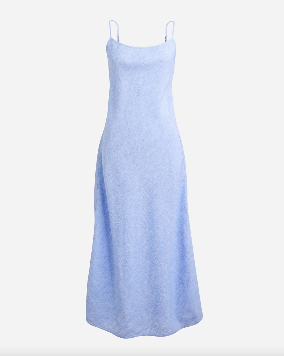 Gwyneth Linen Slip Dress