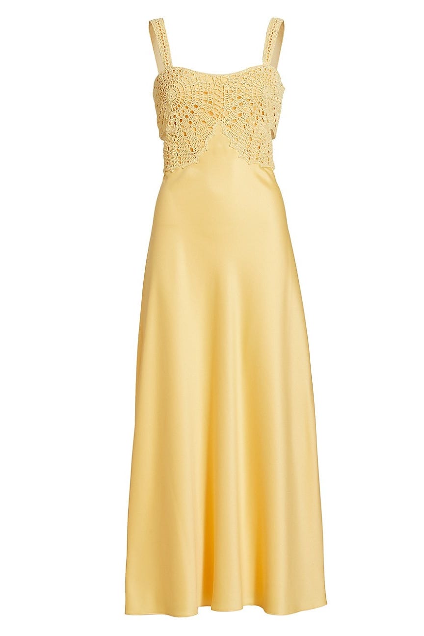 Roberta Fossil Crochet Maxi Dress Roberta Fossil Crochet Maxi Dress