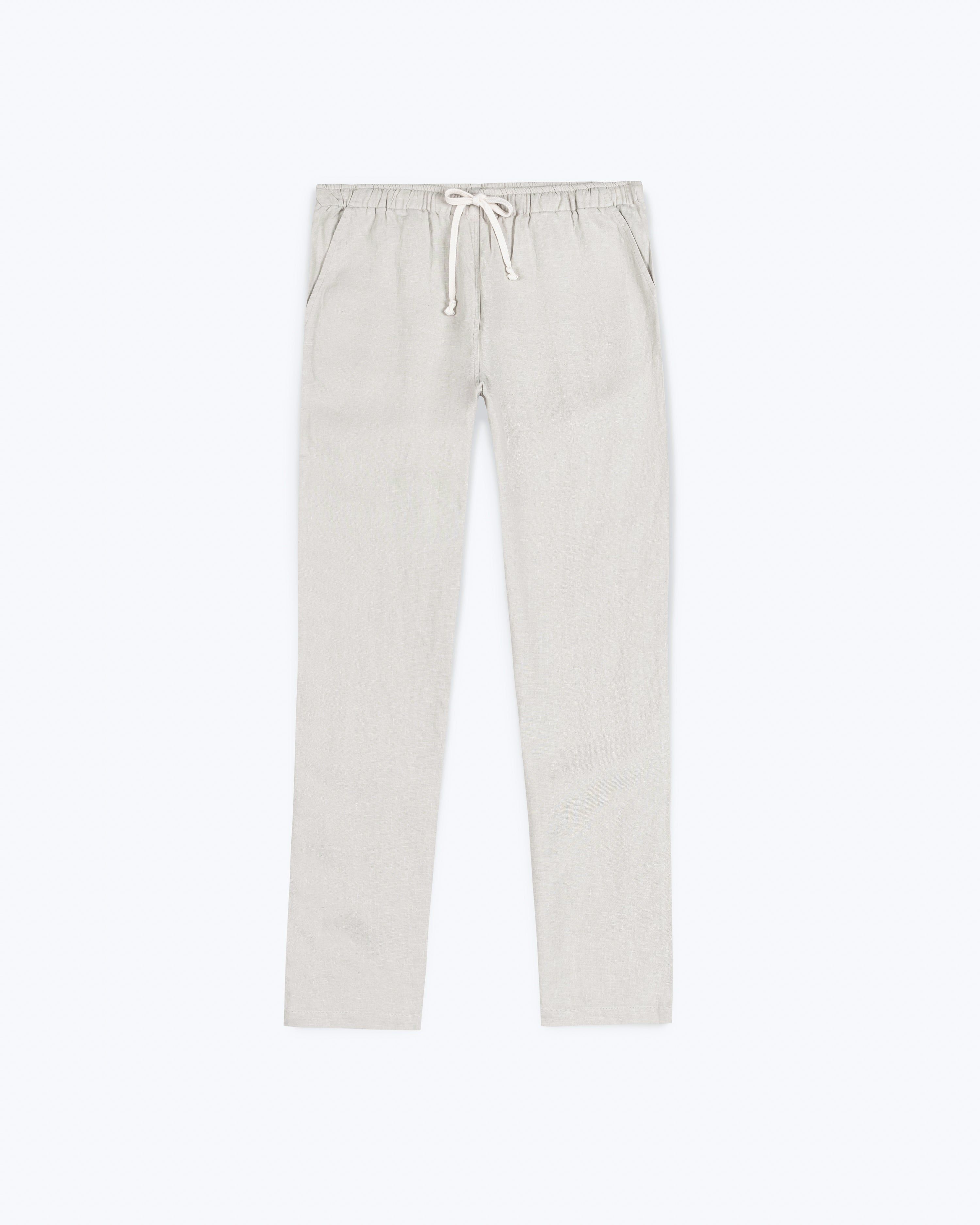 Buy LINEN CLUB Checks Linen Mens Trousers  Shoppers Stop