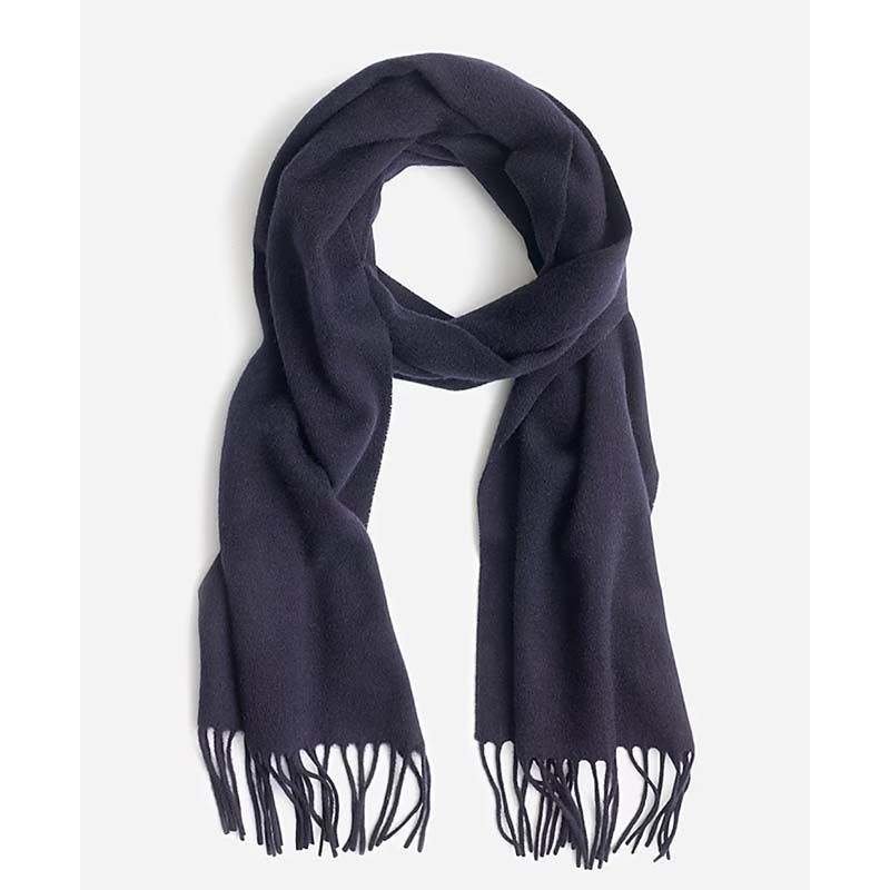 Solid color cashmere scarf