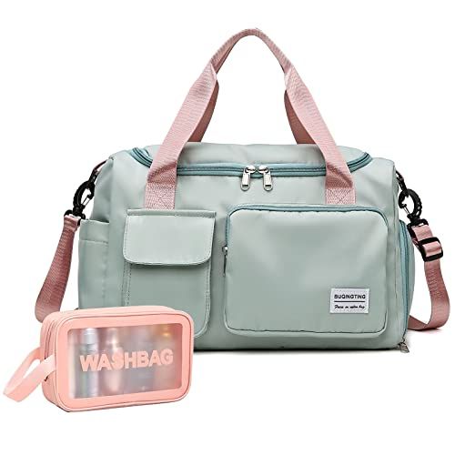 Small Gym Bag For Women, Travel Duffel Bag With Laptop Compartment, Carry  On Airport Bag Weekender Overnight Bag For Women With Wet Pocket, Tote Bag  For Travel, Workout, Business Trips, Sports