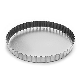 Fox Run Round Tartlet/Quiche Pan with Removable Bottom, Tin-Plated Steel, 8-Inch