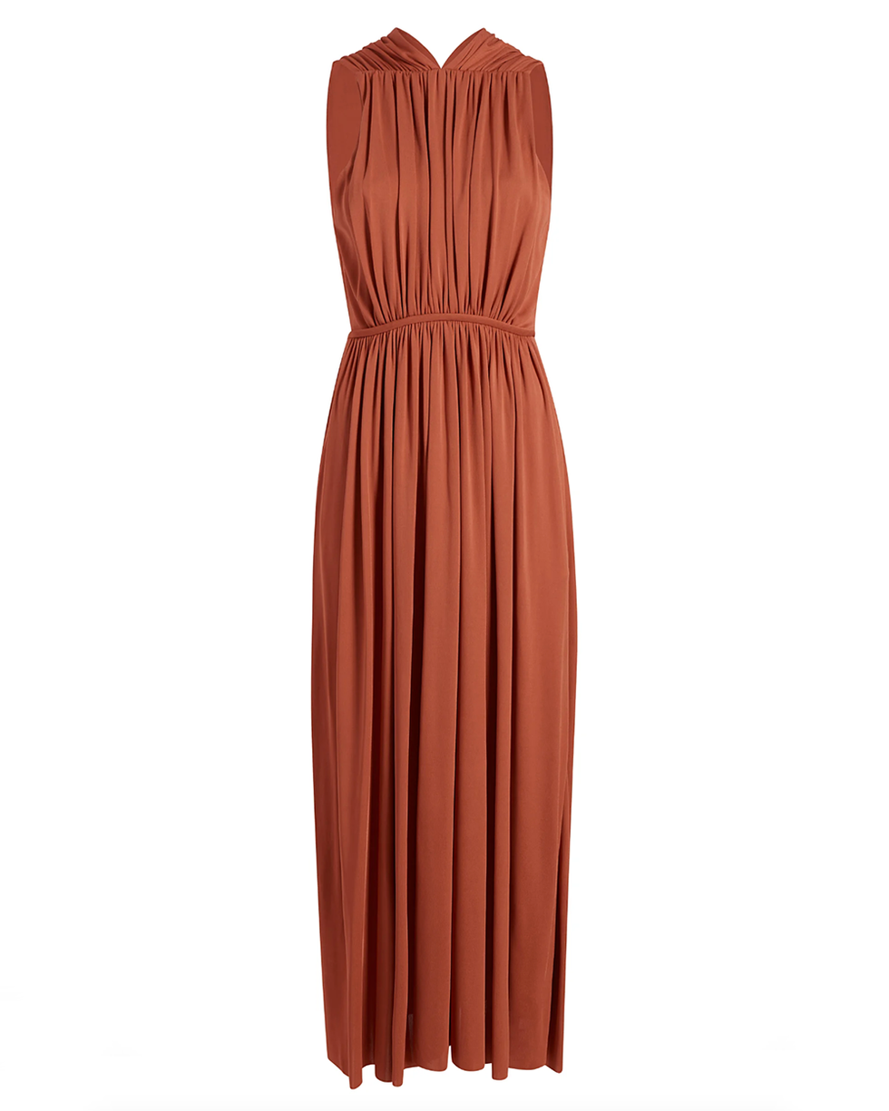 Shirred Midi Dress Shirred Midi Dress