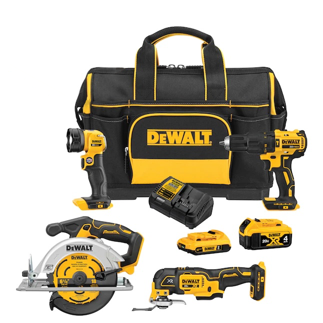 Lowe s is Discounting This DeWalt Four Tool Combo Kit by 37
