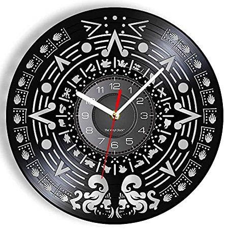 Reloj de pared con el calendario Maya