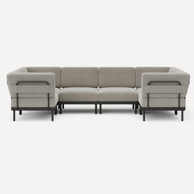 Relay Outdoor 6-Piece U Sectional