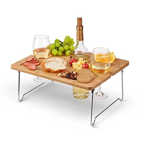 Portable Wine Picnic Table 
