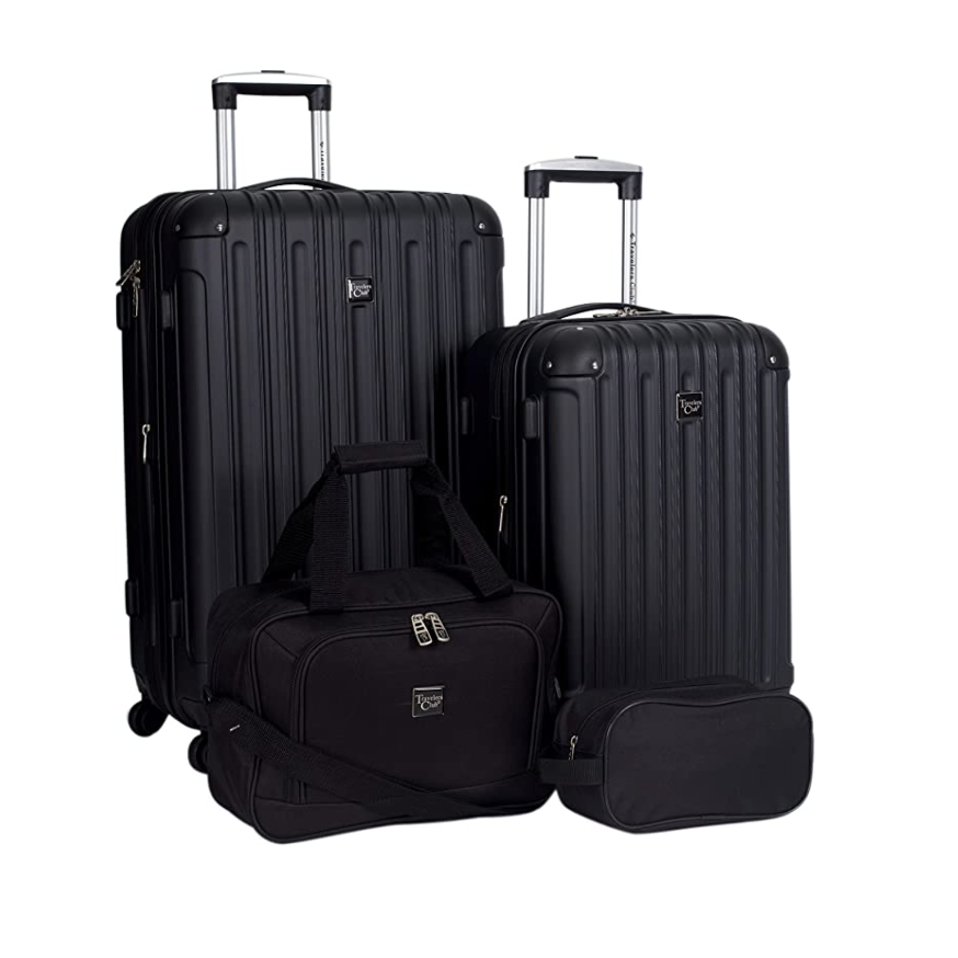 Ambeur 2-Piece Luggage Set - Black
