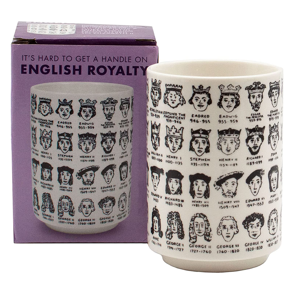Porcelain Tea Cup Featuring the Entire Royal Lineage