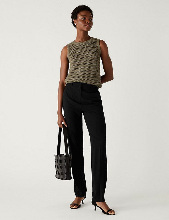 Straight Leg Trousers