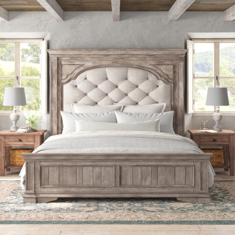 Easton Tufted Upholstered Standard Bed